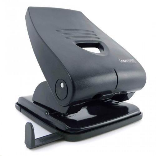 Hole Punches Rapesco 835-P Germ Savvy 2 Hole Punch Metal 40 Sheet Black