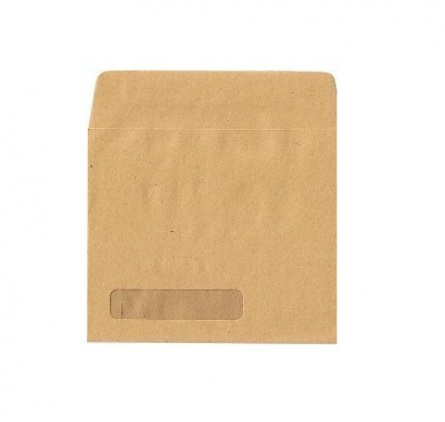 Other Sizes Sage Compatible Wage Envelope 107x128mm Self Seal Window 90gsm Manilla (Pack 1000) SE45