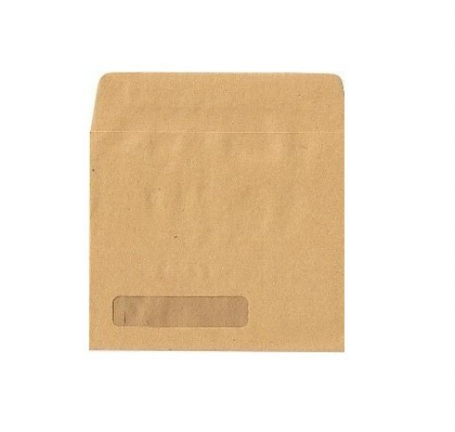 Sage Compatible Wage Envelope 107x128mm Self Seal Window 90gsm Manilla (Pack 1000) SE45