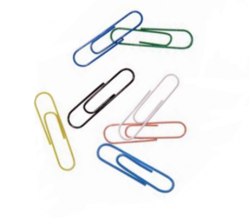 ValueX+Paperclip+Large+Plain+33mm+Assorted+Colours+%28Pack+100%29+-+30601