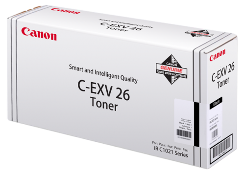 Laser Toner Cartridges Canon EXV26BK Black Standard Capacity Toner Cartridge 6k pages - 1660B006