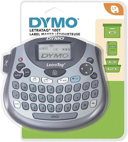 Labelling Machines Dymo LetraTag LT-100T Plus Label Maker QWERTY Keyboard Label Printer for Office or Home S0758380