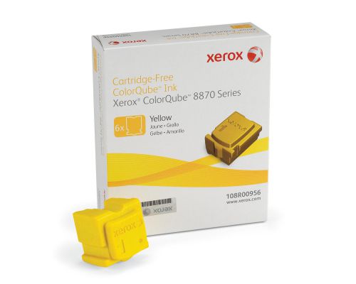 Xerox 108R00956 Yellow Solid Ink 17.3K pages 6 PackFor 8570/8870