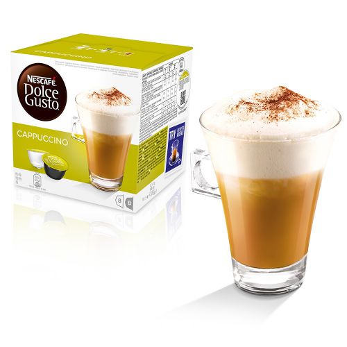 Nescafe Dolce Gusto Cappuccino 16 Capsules (Pack 3)