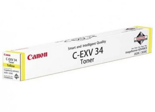 Laser Toner Cartridges Canon EXV34Y Yellow Standard Capacity Toner Cartridge 19k pages - 3785B002