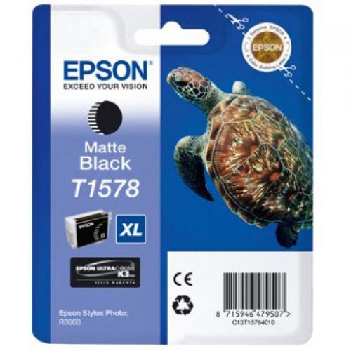 Epson+T15778+Turtle+Matte+Black+Standard+Capacity+Ink+Cartridge+26ml+-+C13T15784010
