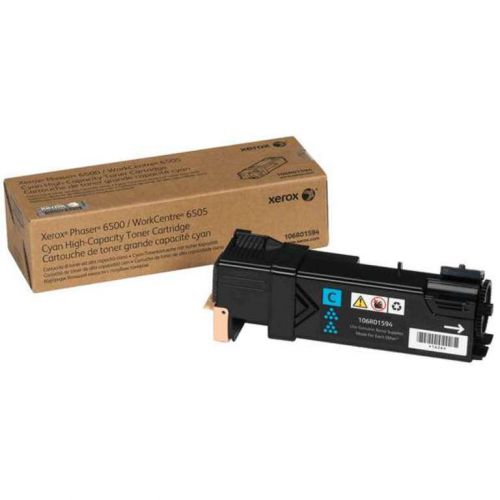 Xerox+Cyan+High+Capacity+Toner+Cartridge+2.5k+pages+for+6500+6505+-+106R01594