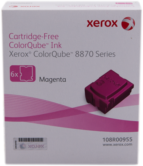 Ink Sticks Xerox Magenta Standard Capacity Solid Ink 17.3k pages for 8570 8870 - 108R00955