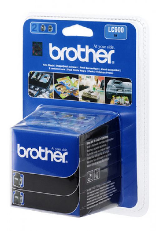 Brother+Black+Standard+Capacity+Ink+Cartridge+Twinpack+2+x+9ml+%28Pack+2%29+-+LC985BKBP2