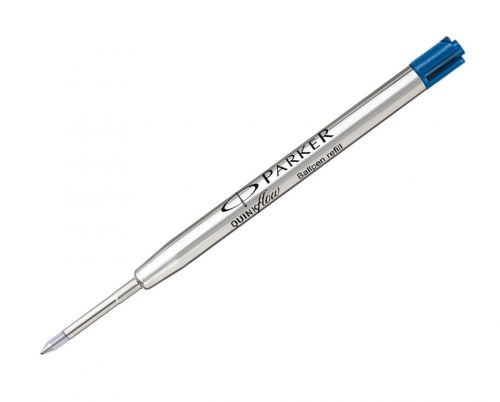 Parker Quink Flow Ballpoint Refill for Ballpoint Pens Medium Blue (Single Refill)