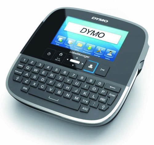 Labelling Machines Dymo LabelManager 500 Touch Screen Desktop Label Printer QWERTY Keyboard Black/Silver