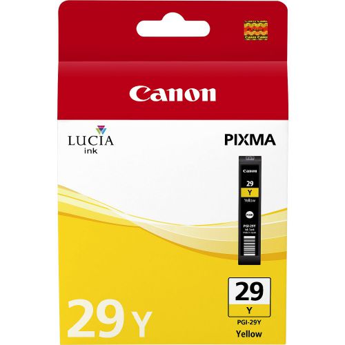 Canon PGI29Y Yellow Standard Capacity Ink Cartridge 36ml - 4875B001