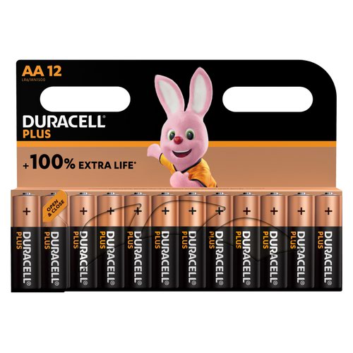 Duracell+Plus+Power+MN1500B12+%28AA%29+Alkaline+Batteries+%281+x+Pack+of+12%29