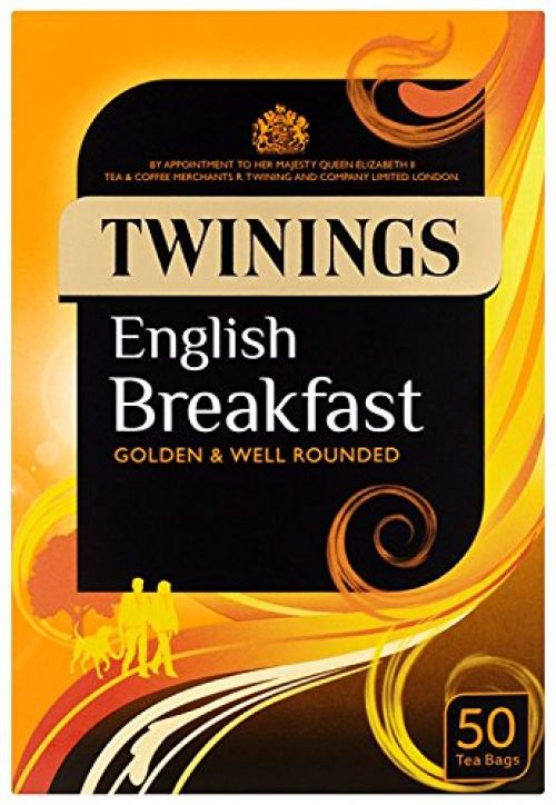 Twinings English Breakfast Tea Envelopes (Pack 50) F14556 - Food and Drink  - CATERING - Beverages - 53089CP