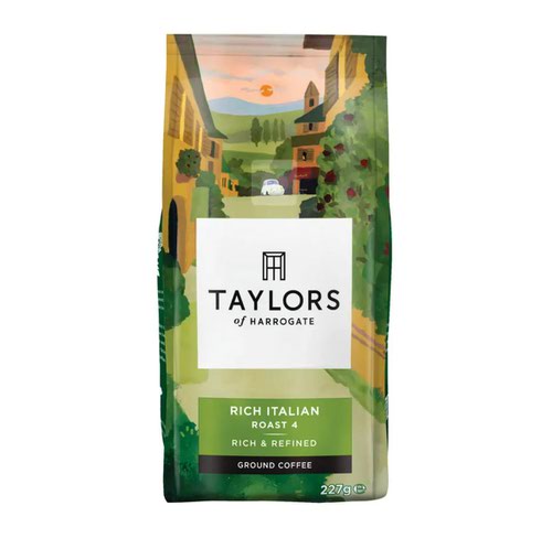 Taylors of Harrogate Rich Italian Ground Coffee 227g 0403177