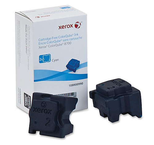 Xerox 108R00995 Cyan Solid Ink 4.2K pages Twin PackFor CQ8700