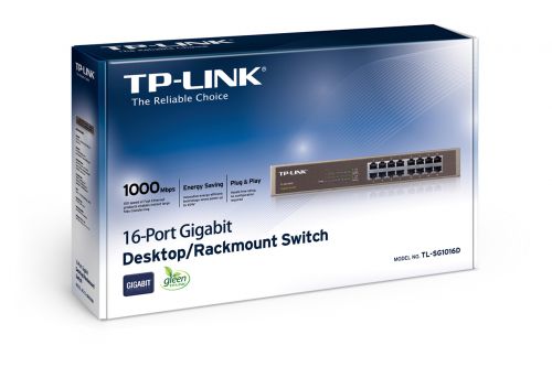 16 Port Gigabit Ethernet Desktop Switch