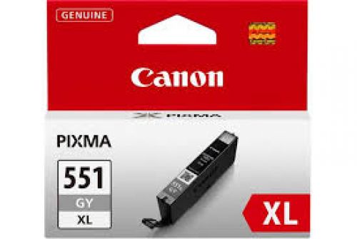 Canon+CLI551XLGY+Grey+High+Yield+Ink+Cartridge+11ml+-+6447B001