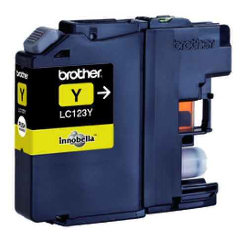 Brother Yellow Ink Cartridge 6ml - LC123Y