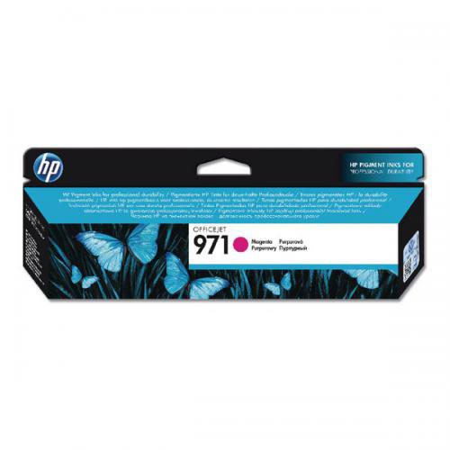 Inkjet Cartridges HP 971 Magenta Standard Capacity Ink Cartridge 25ml for HP OfficeJet Pro X451/X476/X551/X576 - CN623AE