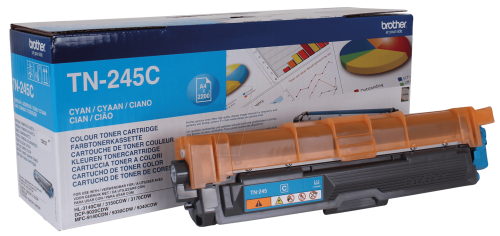 Brother+Cyan+Toner+Cartridge+2.2k+pages+-+TN245C