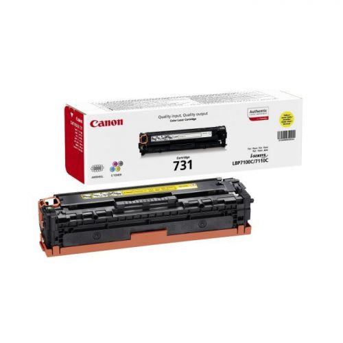 Canon+731Y+Yellow+Standard+Capacity+Toner+Cartridge+1.5k+pages+-+6269B002