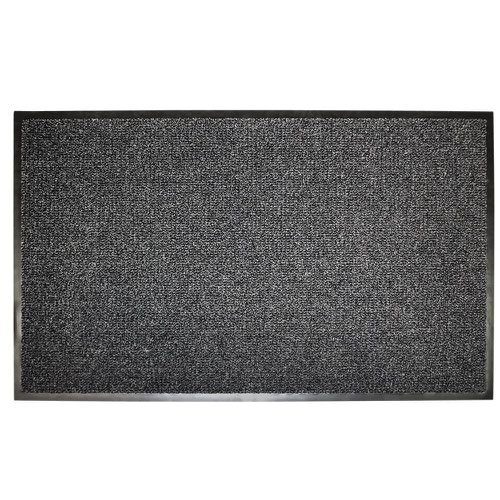 Doortex Ultimat Dirt Trapping Mat for Indoor Use 70% Micro 30% Polypropylene Fibres Rubber Vinyl Backing 60 x 90cm Grey UFC46090ULTGR