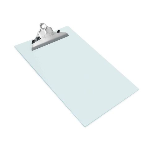 Clipboards Rapesco Heavy Duty Frosted Transparent Clipboar A4 Clear