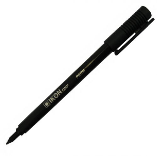 ValueX+OHP+Pen+Permanent+Fine+0.4mm+Line+Black+%28Pack+10%29+-+742401