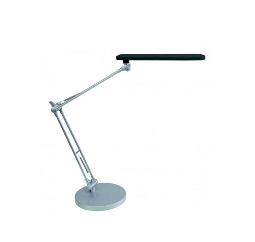 Alba+Trek+LED+Desk+Lamp+Black+and+Silver+LEDTREK+N+UK