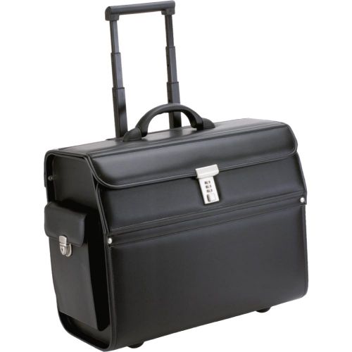 Briefcases & Luggage Alassio Mondo Trolley Pilot Case Black