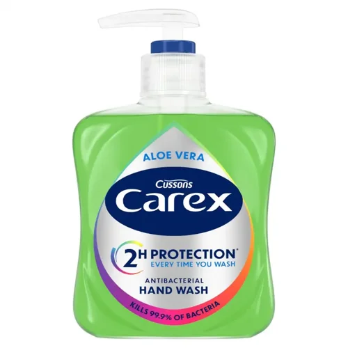 Carex Handwash Aloe Vera 250ml Anti-Bacterial (Pack 6) - 30891 Carex Handwash Aloe Vera 250ml Anti-Bacterial (Pack 6) - 30891