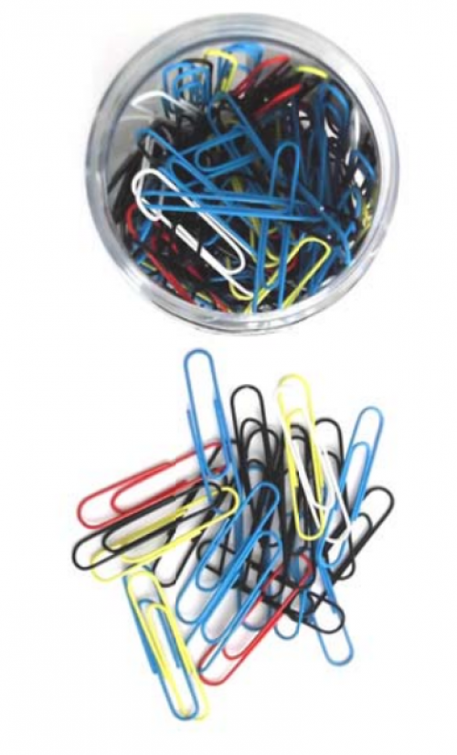 ValueX+Paperclip+Large+Plain+32mm+Assorted+Colours+%28Pack+500%29+-+33151