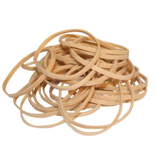 Rubber Bands ValueX Rubber Elastic Band No 34 3x102mm 454g Natural