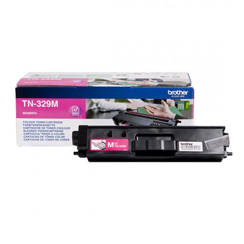 Brother+Magenta+Toner+Cartridge+6k+pages+-+TN329M