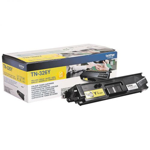 Brother+Yellow+Toner+Cartridge+3.5k+pages+-+TN326Y