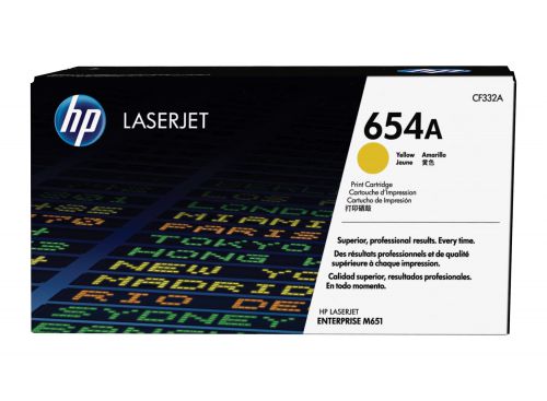 HP+654A+Yellow+Standard+Capacity+Toner+15K+pages+for+HP+Color+LaserJet+Enterprise+M651+-+CF332A