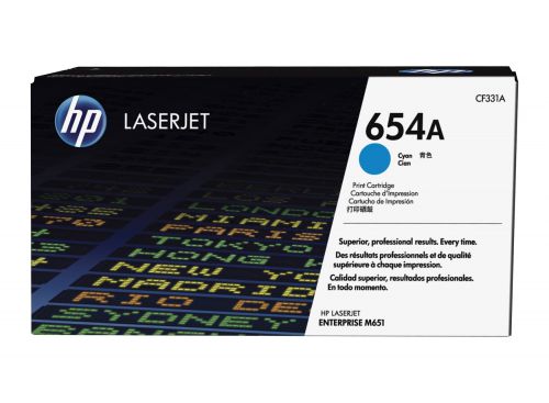 HP+654A+Cyan+Standard+Capacity+Toner+15K+pages+for+HP+Color+LaserJet+Enterprise+M651+-+CF331A