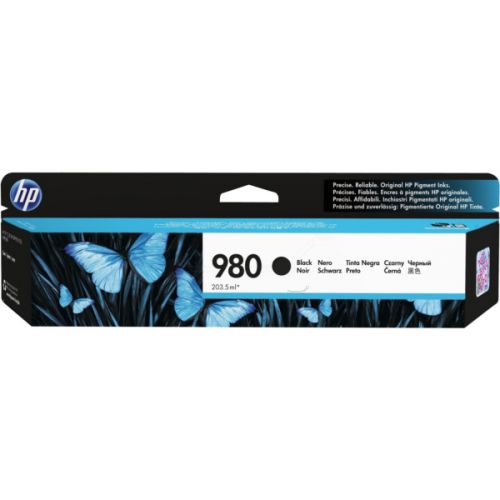Inkjet Cartridges HP 980 Black Standard Capacity Ink Cartridge 204ml for HP OfficeJet Enterprise Color X555/X585 - D8J10A