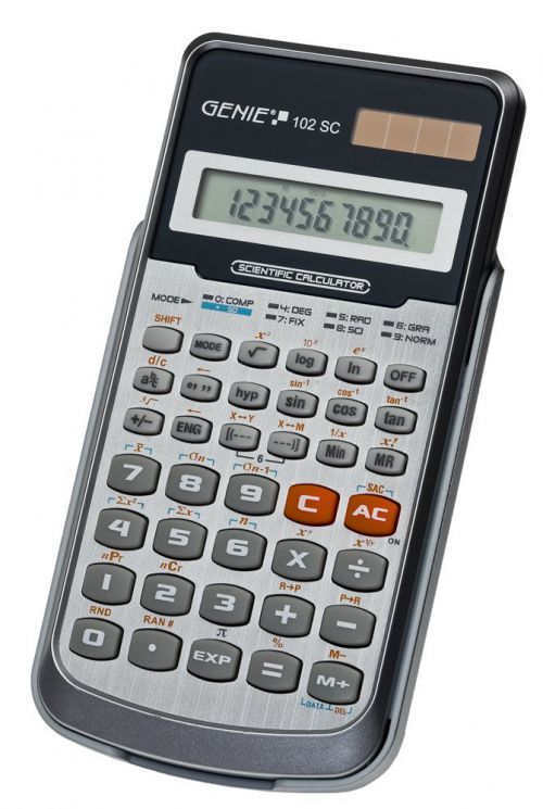 Scientific Calculator ValueX 102 SC 10 Digit Scientific Calculator Silver