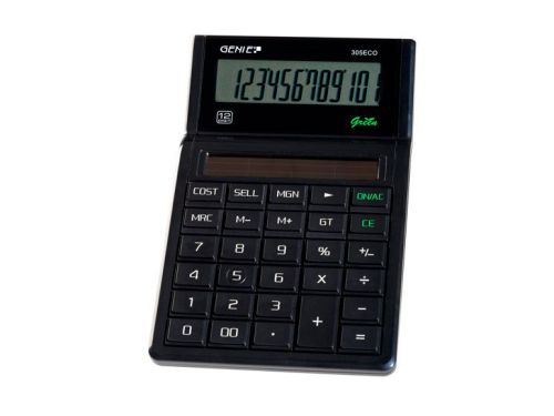 Desktop Calculator ValueX 305 ECO 12 Digit Desktop Calculator Black