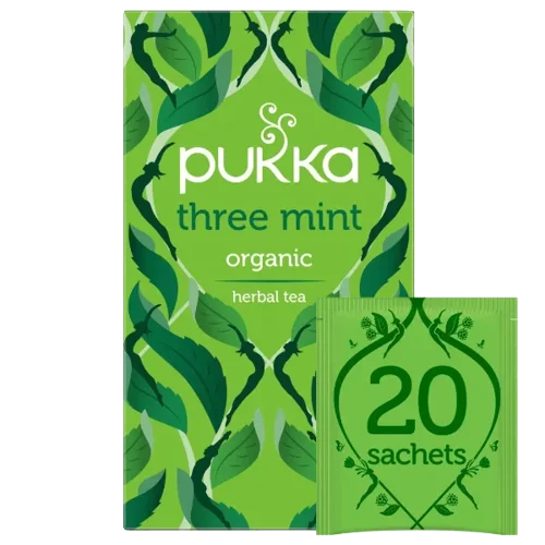 Tea Pukka Tea Three Mint Tea Envelopes (Pack 20)