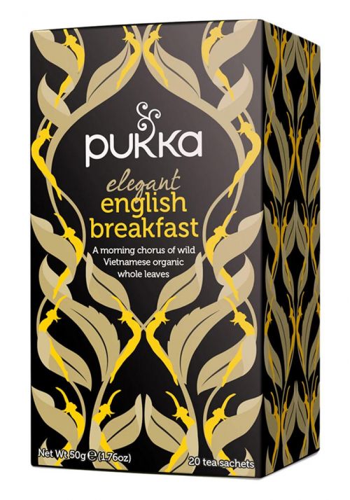 Tea Pukka Tea Elegant English Breakfast Tea Envelopes (Pack 20)