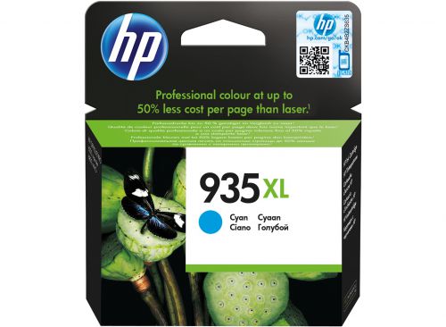 HP+935XL+Cyan+High+Yield+Ink+Cartridge+10ml+for+HP+OfficeJet+Pro+6230%2F6830+-+C2P24AE