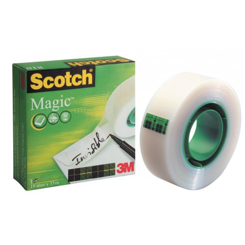 Invisible Tape Scotch Magic Tape Tower 19mmx33m (Pack 8) 7100026960