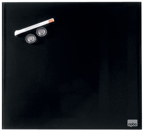 Nobo Diamond Drywipe Board Magnetic 300X300MM Black