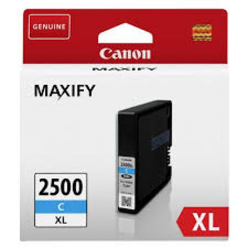 Canon PGI2500XLC Cyan High Yield Ink Cartridge 19ml - 9265B001