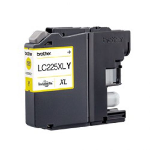 Brother+Yellow+High+Capacity+Ink+Cartridge+12ml+-+LC225XLY