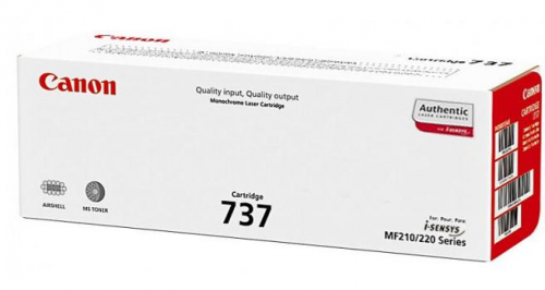 Canon 737BK Black Standard Capacity Toner Cartridge 2.4k pages - 9435B002