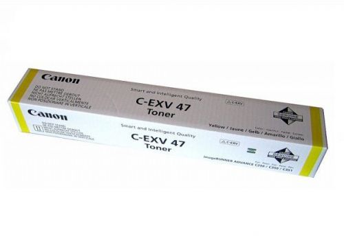 Canon EXV47Y Yellow Standard Capacity Toner Cartridge 21.k pages - 8519B002